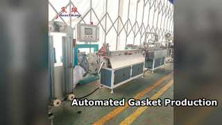 Automated Door Gasket Production Line 45 Angle Cut