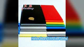Plastic Board Extrusion Machine for Hollow Boards