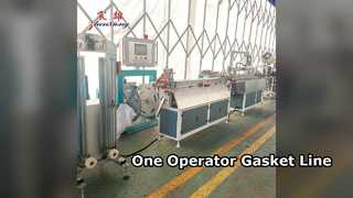 One Person Door Gasket Line High Precision Magnetic Strip Insert